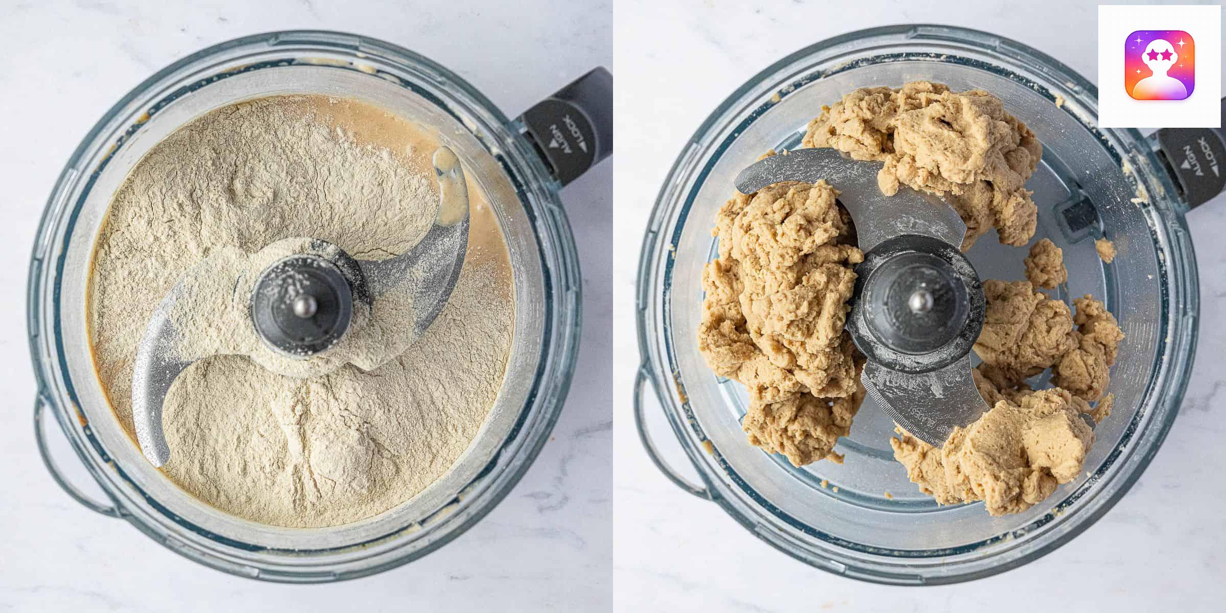 Step 2 adding gluten.