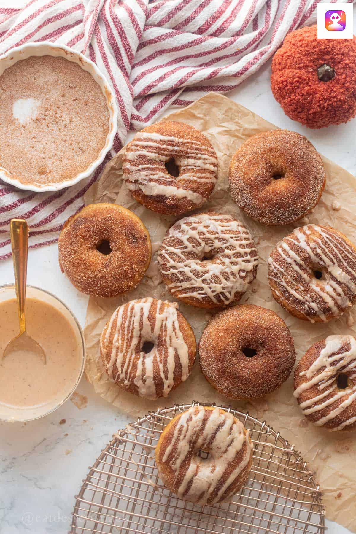 Apple Cinnamon Donuts Recipe