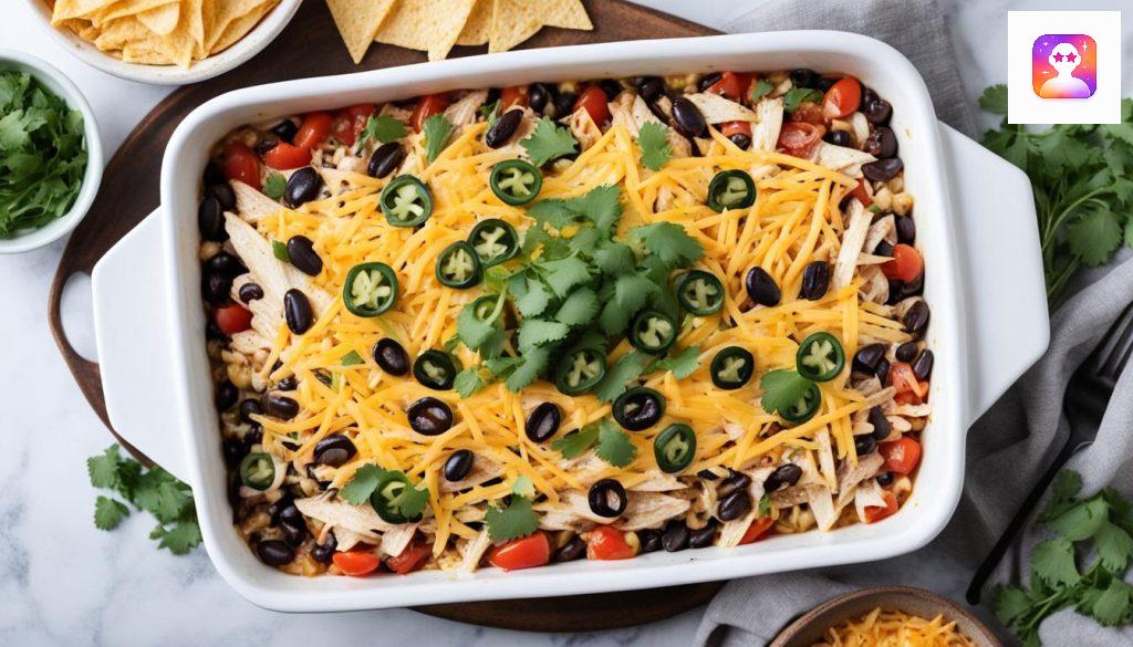 Easy Chicken Taco Casserole Recipe